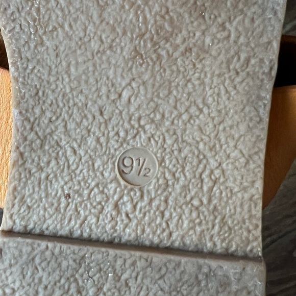 Madewell The Boardwalk Tan Camel Boho Leather Open Toe Ankle Strap 9.5 Sandal - Picture 7 of 7